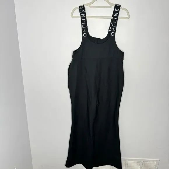 AERIE Offline Chillside Collection Black Ski Snow Suit Size Large - Picture 3 of 9